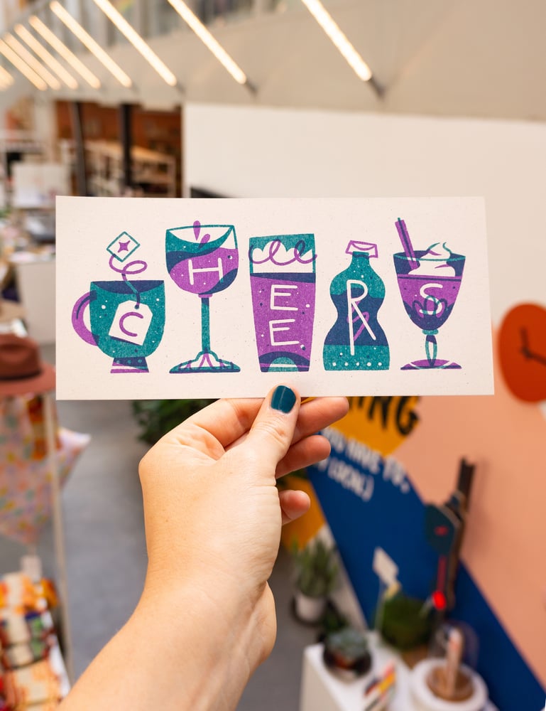 Image of Cheers Postcard (incl. envelope)