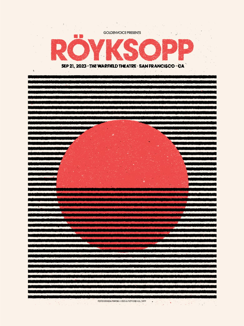 Image of Röyksopp - San Franciso 2023