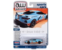 2023 AUTO WORLD 2022 CHEVROLET CORVETTE GULF LIGHT BLUE