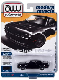 2023 AUTO WORLD 2021 DODGE CHALLENGER SRT SUPER STOCK PITCH BLACK