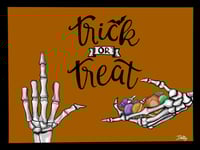 "Trick or Treat"  *Greeting Cards now available! *