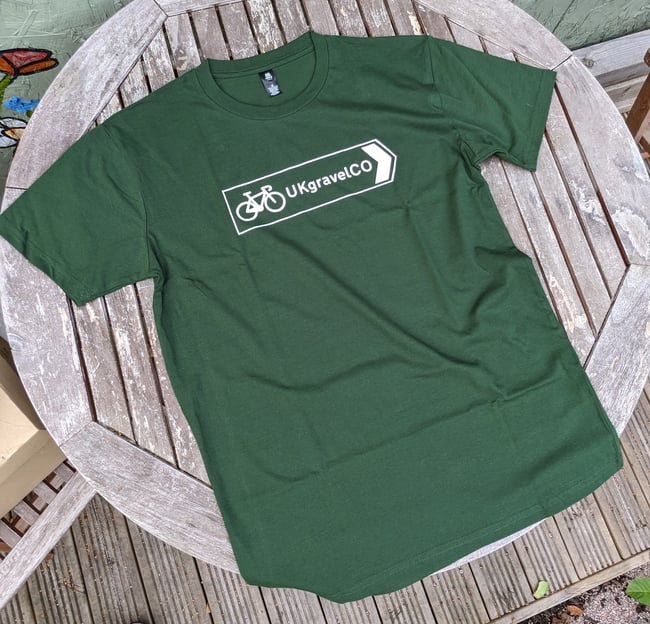Forest Green UKGRAVELCO logo T Shirt