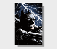 Image of Dark Knight in the Storm - Art Print