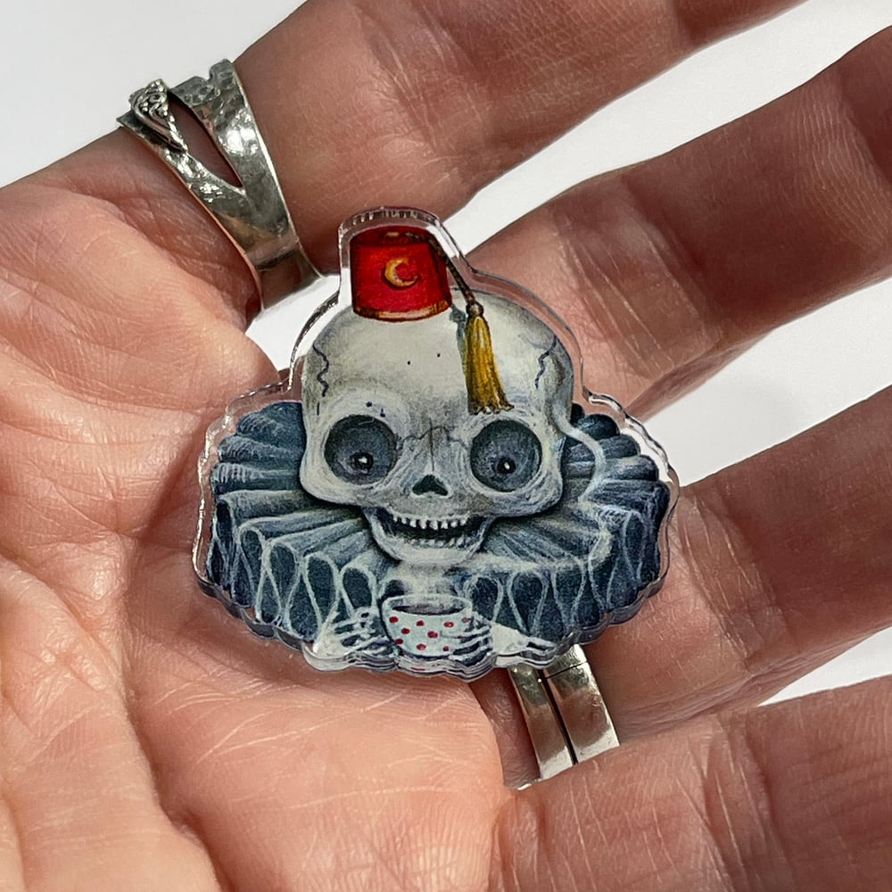 Image of Skeleton Tea (Pin)