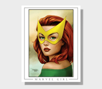 Image of Marvel Girl - Mini Print