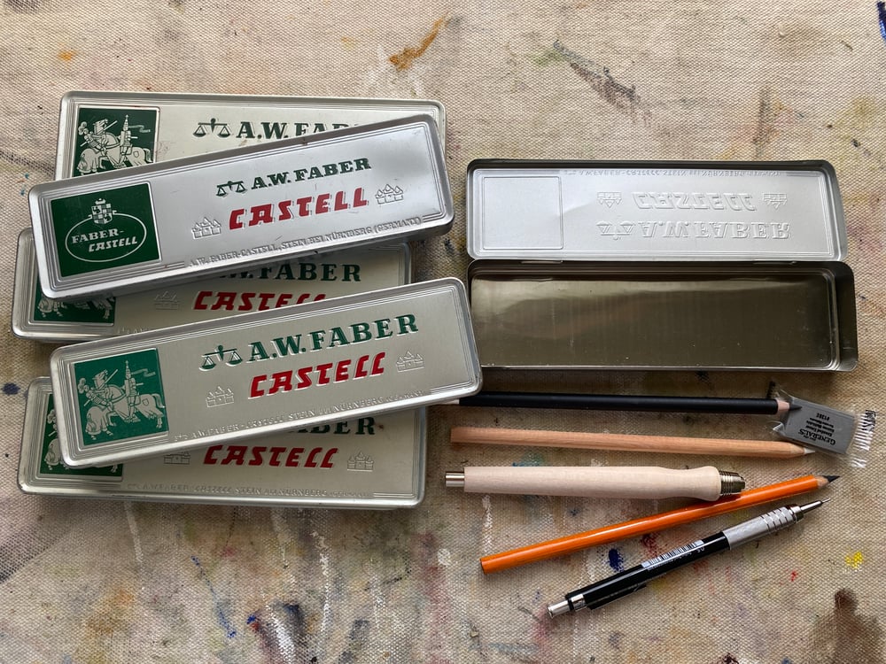 Image of Faber Castell Pencil Sketching Tin