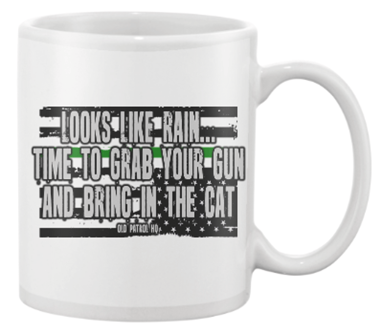 Image of GRAB YOUR GUN  - USA OR GREENLINE COFFEE MUG 