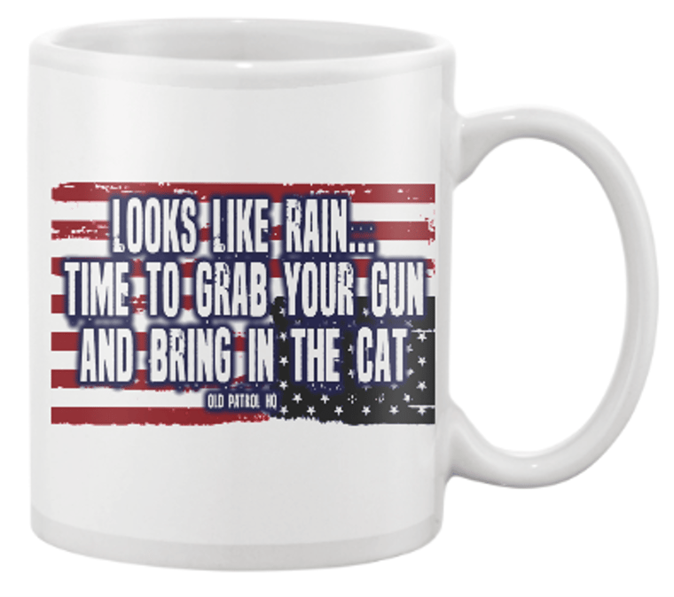 Image of GRAB YOUR GUN  - USA OR GREENLINE COFFEE MUG 