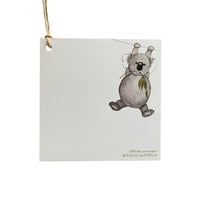Australian made baby gift tag - Koala