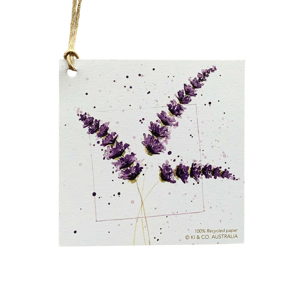 Image of Australian made gift tag - Lavender