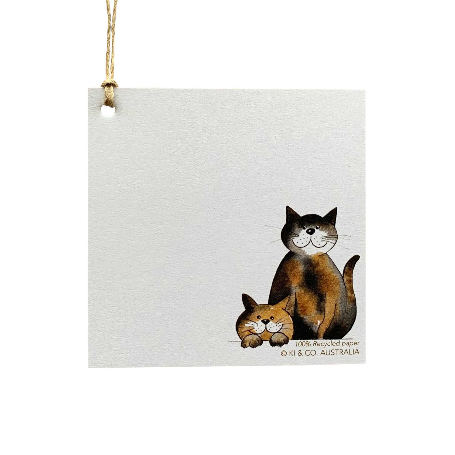 Image of Australian made gift tag - Cats