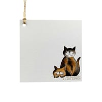 Australian made gift tag - Cats
