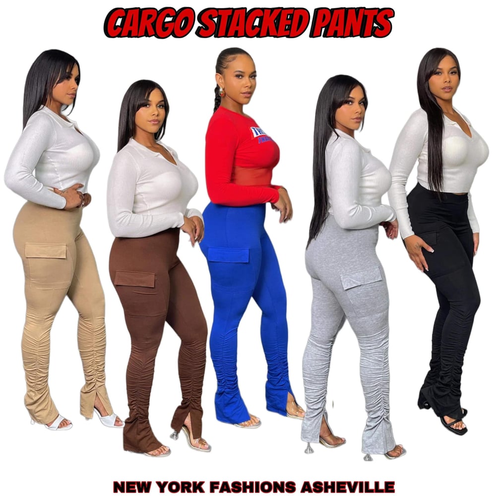 CARGO STACKED PANTS