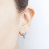 Silver Honeycomb Earrings