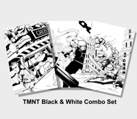 Image 1 of TMNT Black & White Combo Set