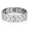16MM Gold Plated Stainless Steel Mens Magnetic Therapy Bracelets 4 Arthritis Pain Relief Silver Haze