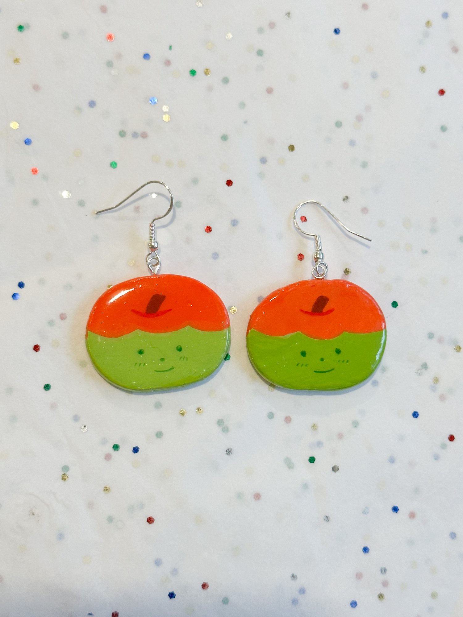 Candy Apple Earrings