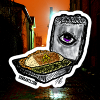 Garbo Plate Sticker