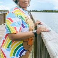 Image 2 of Rainbows & Benny T-shirt Dress