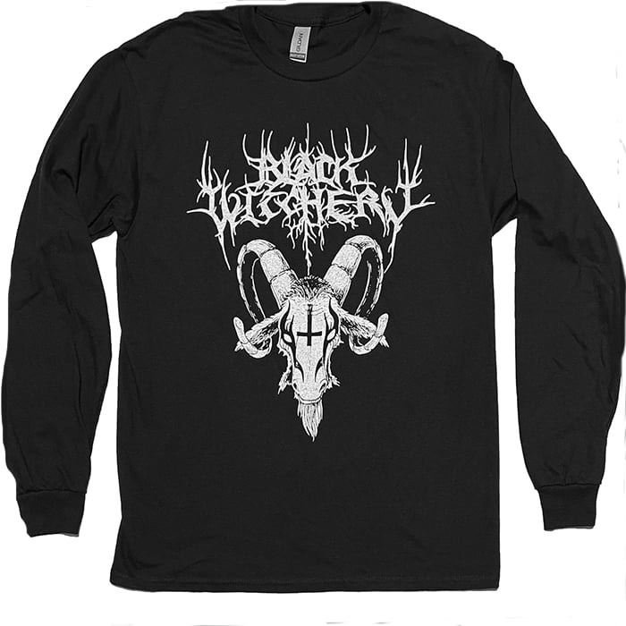 Image of Black Witchery Goat Longsleeve T shirt