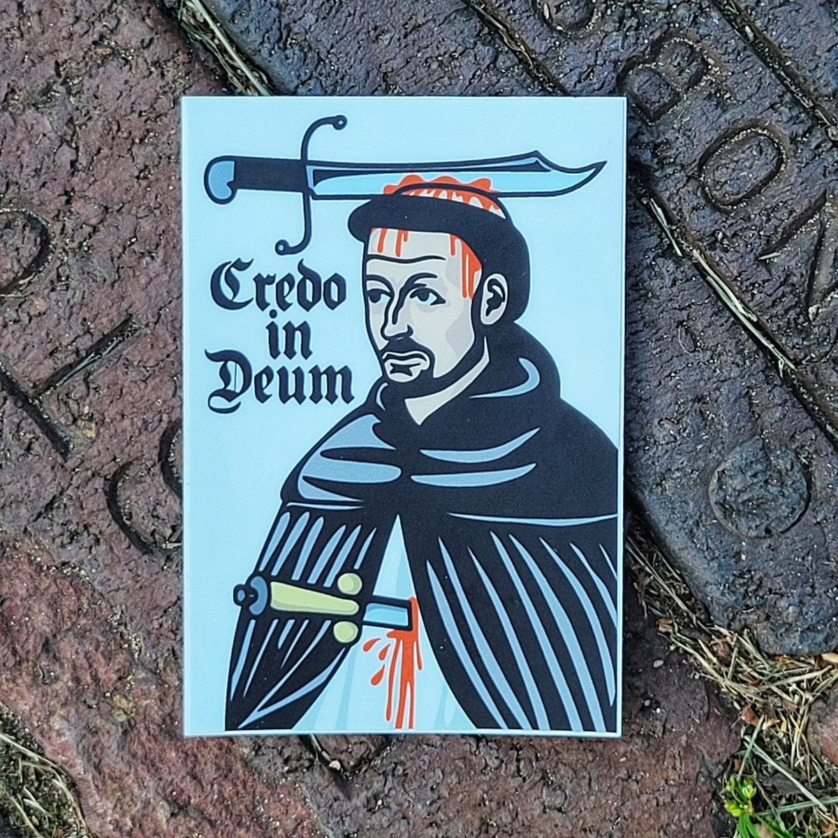 Image of Credo In Deum Sticker