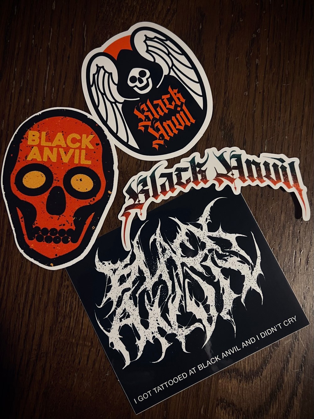 Image of Black Anvil sticker pack