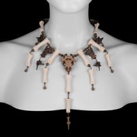 Image 1 of "Lala" Turkey Foot Bone Necklace