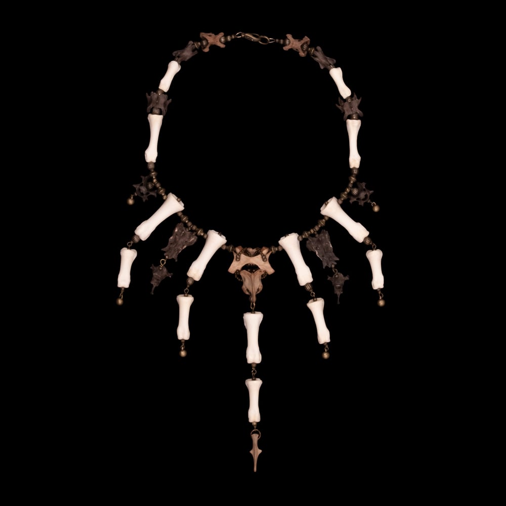 Image of "Lala" Turkey Foot Bone Necklace