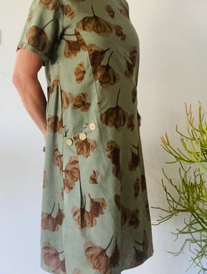 Image of Lizzie Linen/Cotton Dress - khaki