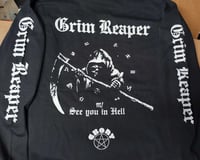 Image 2 of Grim Reaper see you in hell LONG SLEEVE