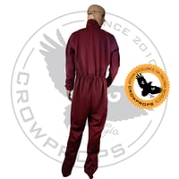 Image 3 of Burgundy Praetorian Flightsuit - STANDARD SIZES and TAILORED too, you choose.