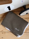 Couverture nid d'abeille kaki Enfant