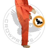 Image 4 of Classic Orange Flightsuit - STANDARD SIZES and TAILORED too, you choose.