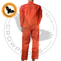 Image 2 of Classic Orange Flightsuit - STANDARD SIZES and TAILORED too, you choose.