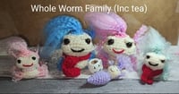 Image 4 of Labyrinth Worm "Ello..." Crochet ornament 