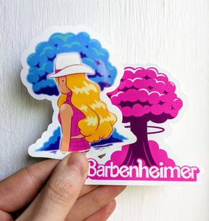 Barbenheimer Stickers