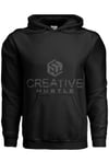 Creative Hustle Black on Black Winners Circle Hoodie