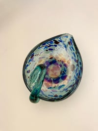 Image 2 of Vintage Murano Spatter Glass Swan Dish