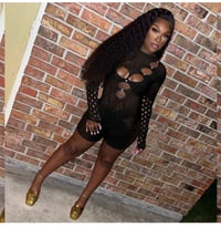 HAZARD BODYCON JUMPSUIT 