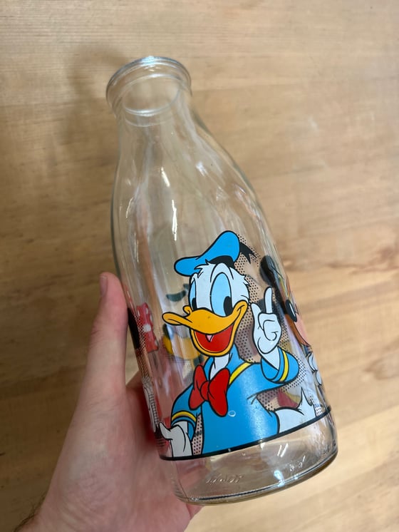 Image of Disney glass bottle