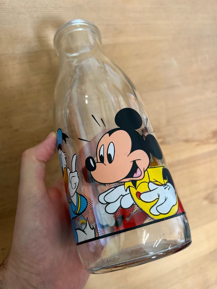 Image of Disney glass bottle