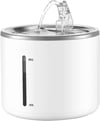 Cat Water Fountain, 108oz/3.2L Cat Fountain with Stainless Steel Tray