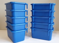 Image of Square Feeding/Drinking Cups - Hook on for Birds/Pigeon x 10