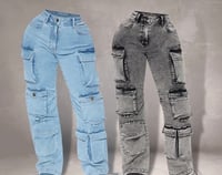 Image 2 of BAGGY CARGO PANTS 