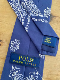 Image 5 of RALPH LAUREN BANDANA-PRINT TIE (NEW)