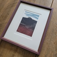 Image 1 of May Hill limited edition linocut with Frame.