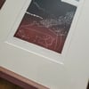 May Hill limited edition linocut with Frame.