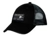 BB Performance Snap Back Grey/Black Hat- Black/Silver Leather Logo