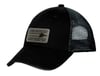 BB Performance Snap Back Hat Black/Grey - Grey/Black Leather Logo
