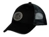 BB Performance Snap Back Hat Black/Grey - Grey/Black Round Leather Logo